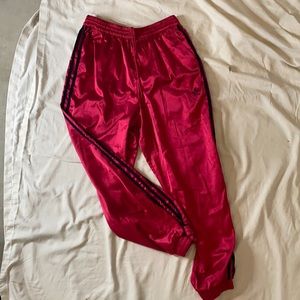 Adidas satin joggers